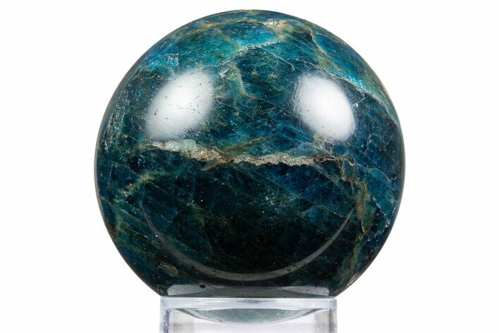 Bright Blue Apatite Sphere - Madagascar #334026